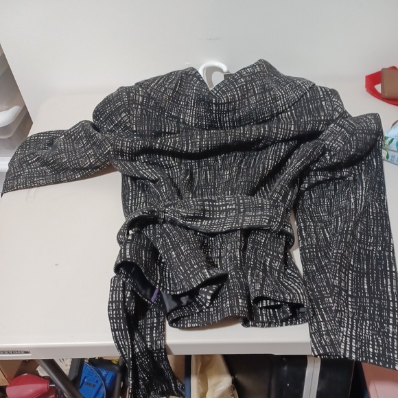 Will Smith Black And White Womens Jacket Size Small new - Picture 6 of 6